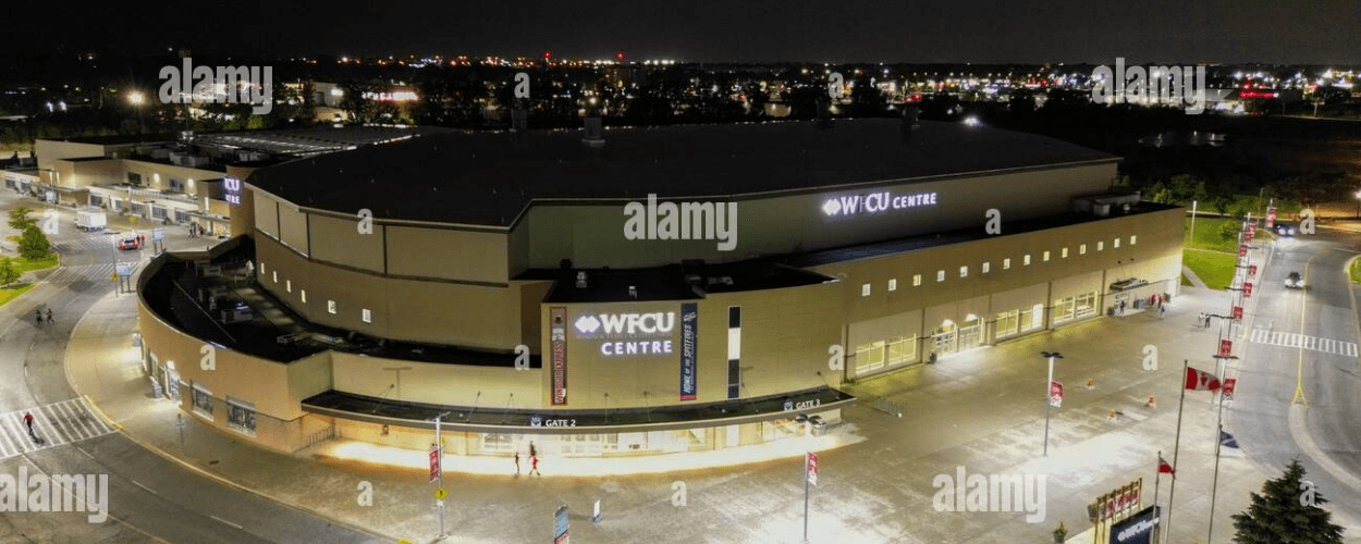 WFCU Centre is a multi-sport complex, including arena and entertainment centre in Windsor, Ontario, Canada. The facility includes 3 public rinks, the “Main Bowl”, a swimming pool and a gym.